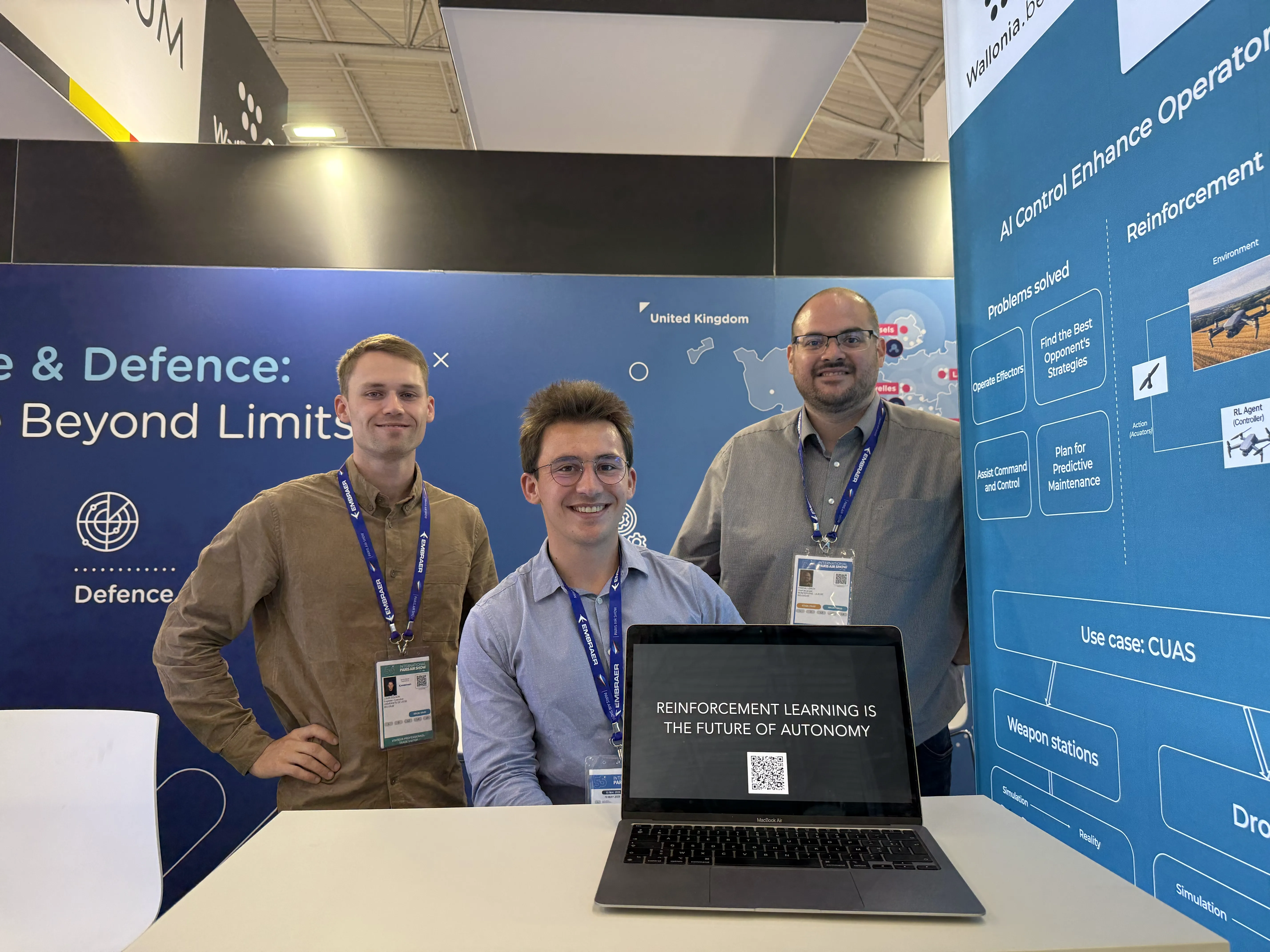 Defence expo booth at Paris Air Show